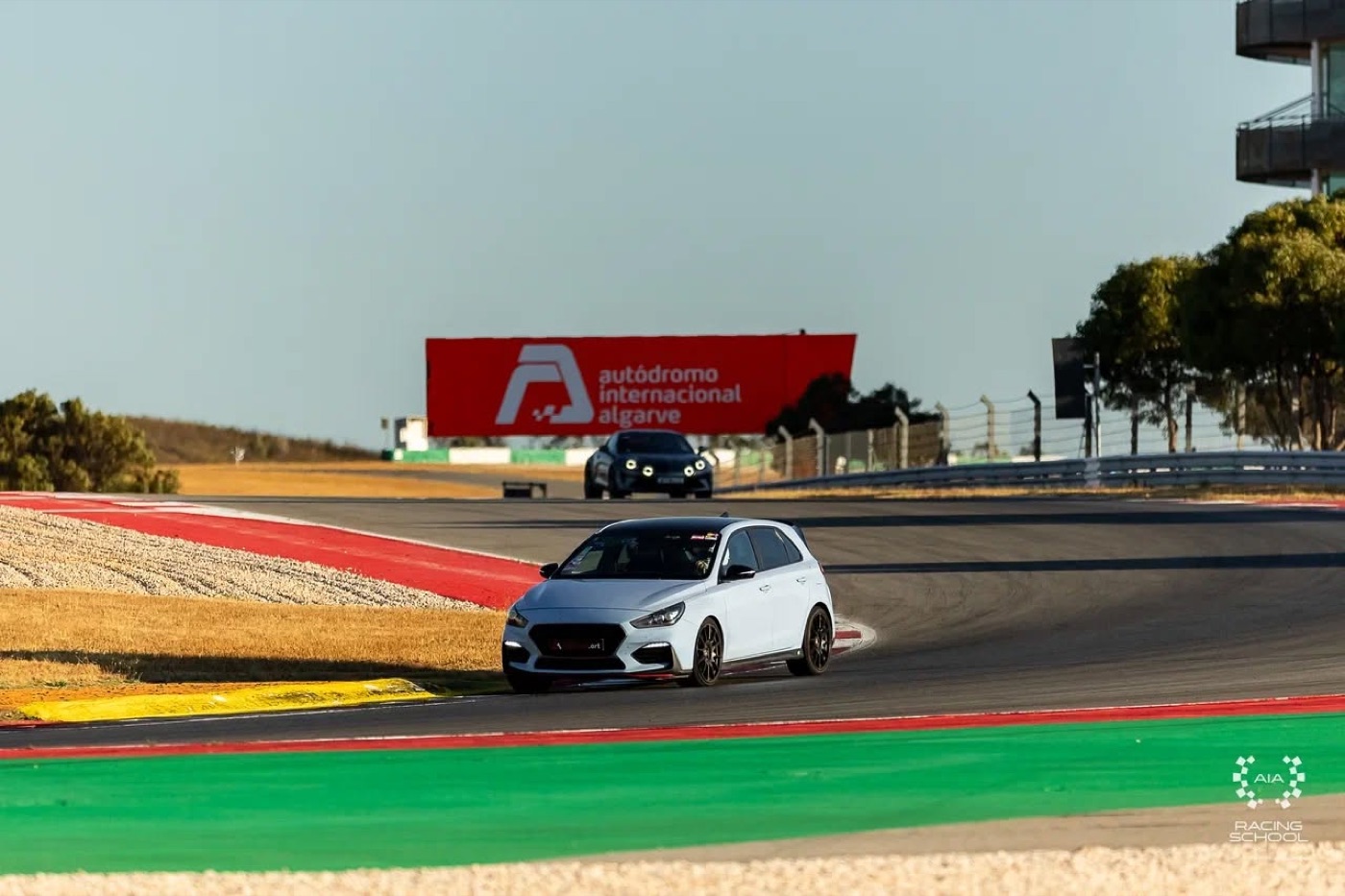 i30N mid-corner on track