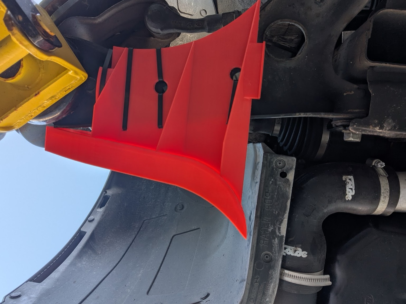 Clearance check against ProTrack wheel